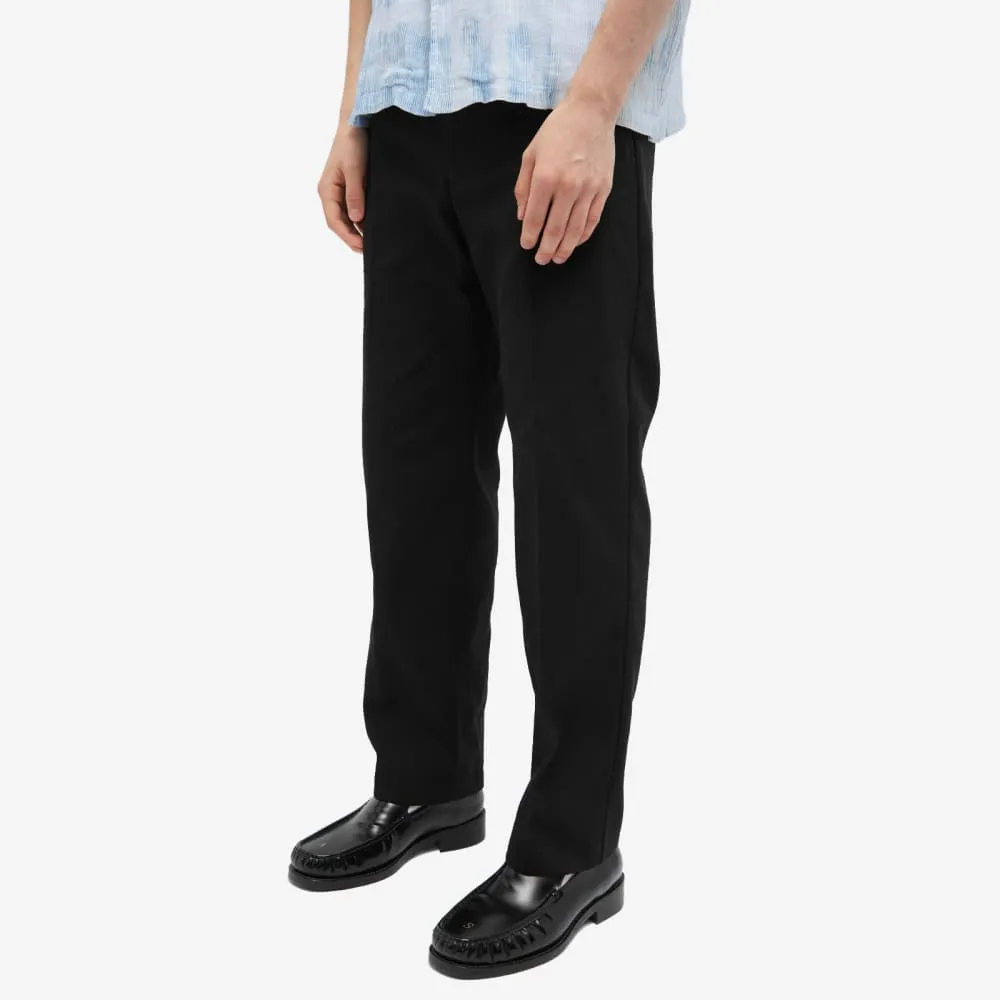 Acne Studios Ayonne Pink Label Twill Chinos, Black