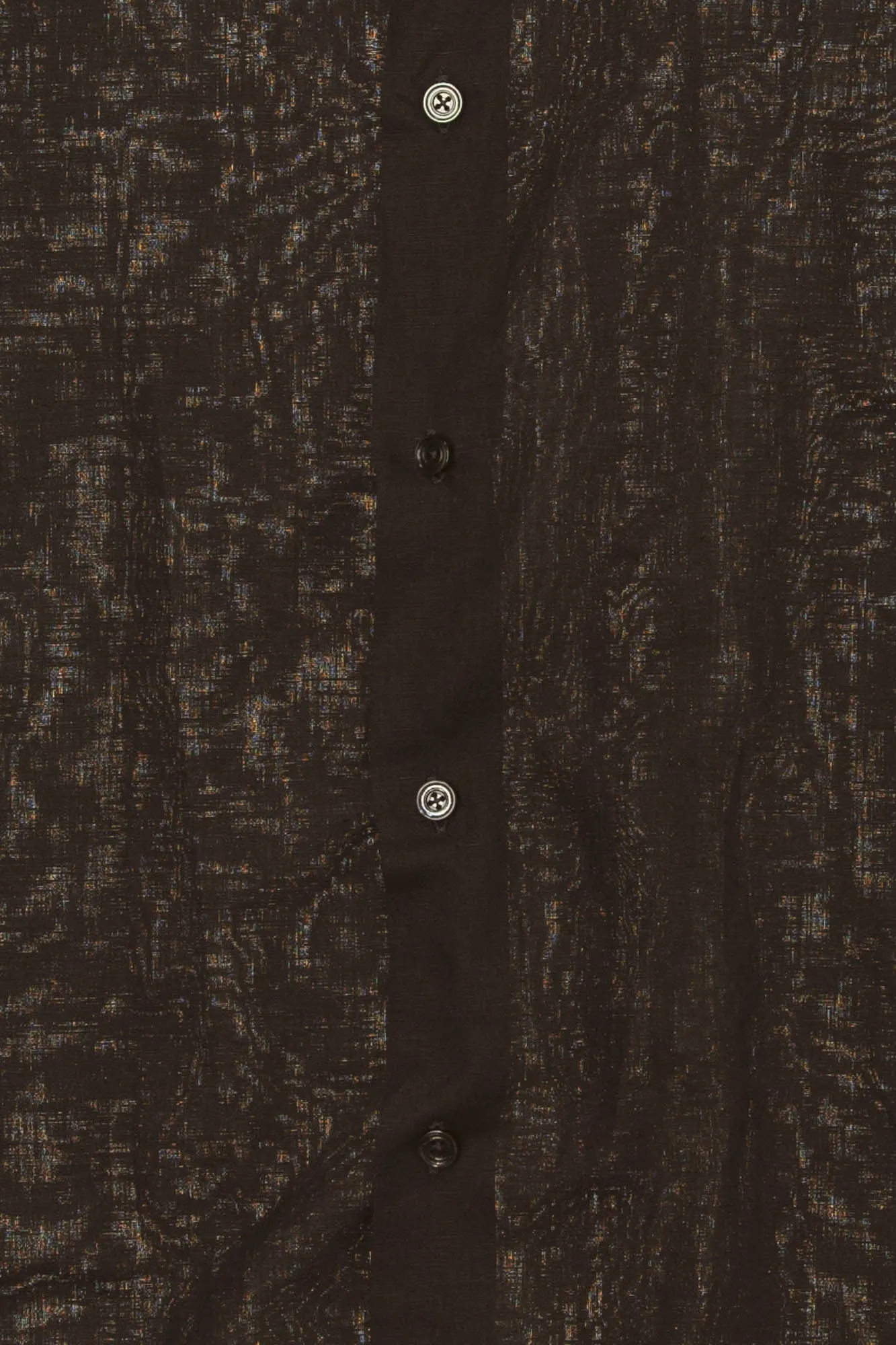 Authentic Hermes - Black Short Sleeve Button Up - IT 42