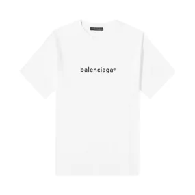 Balenciaga New Copyright Logo T-Shirt 'White', White