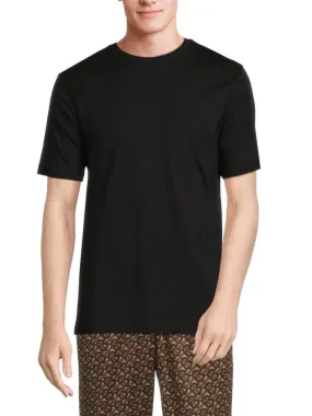 Burberry Short Sleeve Crew Neck T-Shirt, Black