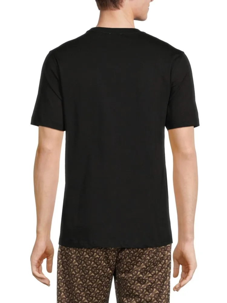 Burberry Short Sleeve Crew Neck T-Shirt, Black