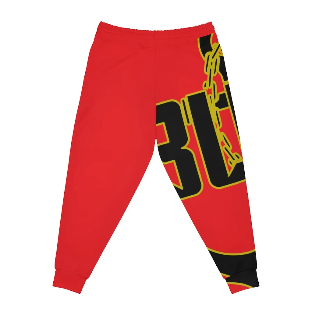 BWB Red Athletic Joggers