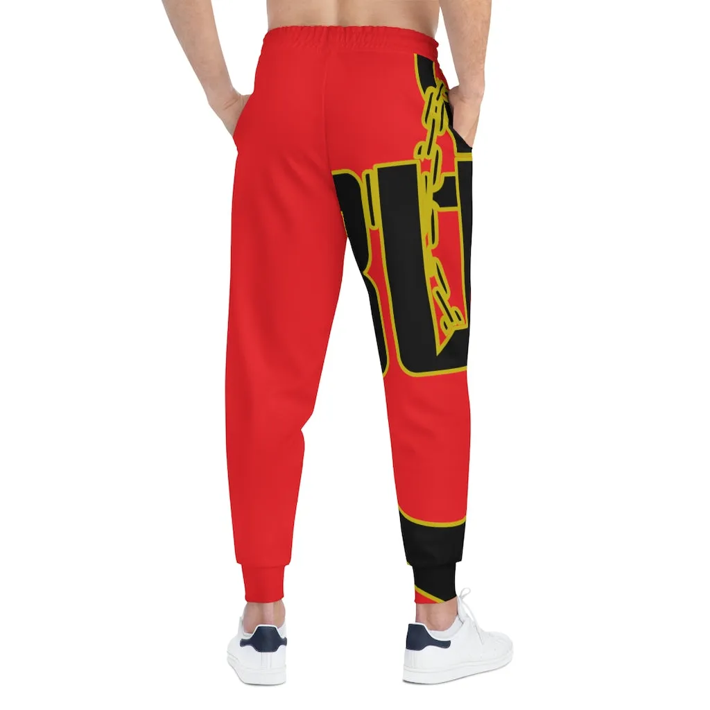 BWB Red Athletic Joggers