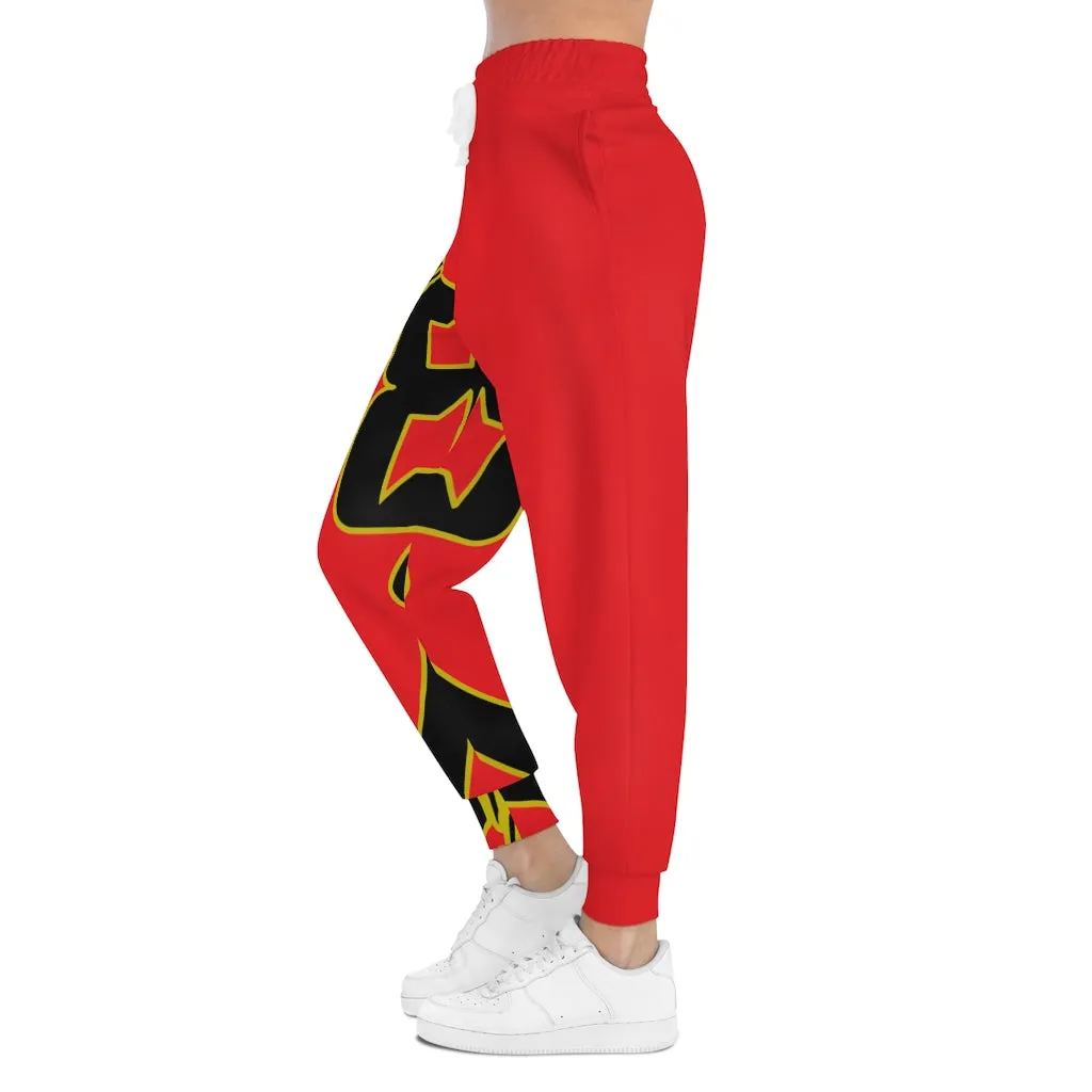 BWB Red Athletic Joggers