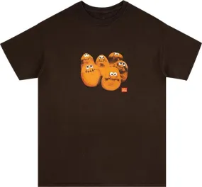 Cactus Jack by Travis Scott x McDonald's Squad T-Shirt III 'Brown', brown