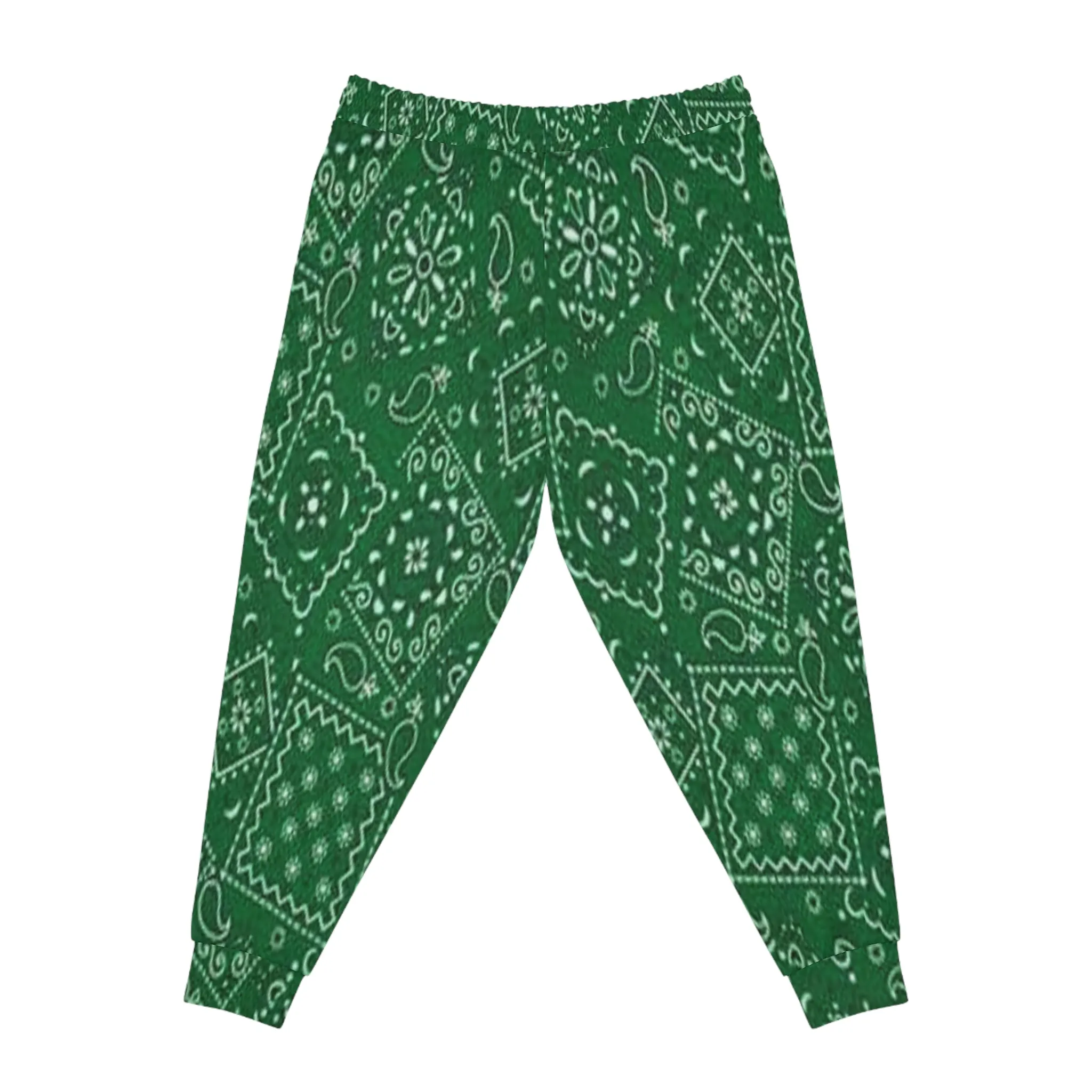 Crowgodshi Green Colors Athletic Joggers