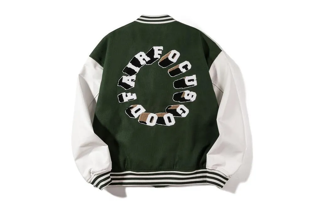 Fair Focus Baseball Jacket UNISEX