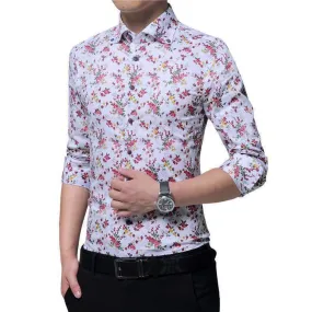 Floral Shirts For Men, Slim Fit