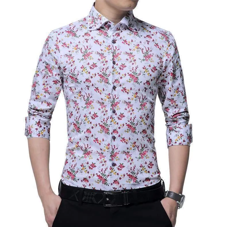 Floral Shirts For Men, Slim Fit