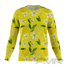 FMR Men's Lemon Long Sleeve Running Shirt