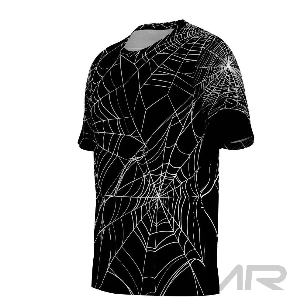 FMR Men's Spider Web Short Sleeve Running Shirt