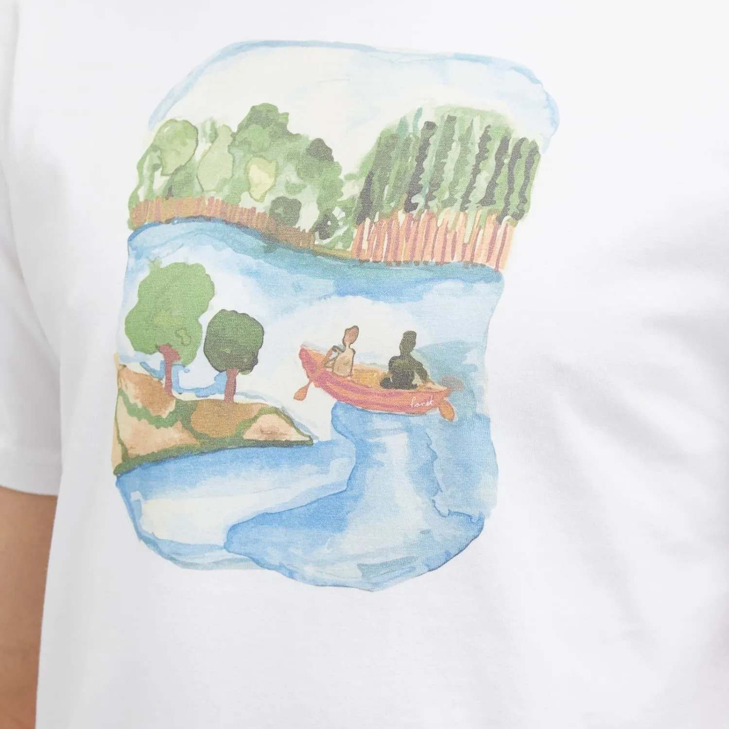 Foret Canoe T-shirt, white