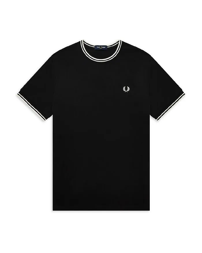 Fred Perry Double Tip Short Sleeve T-Shirt