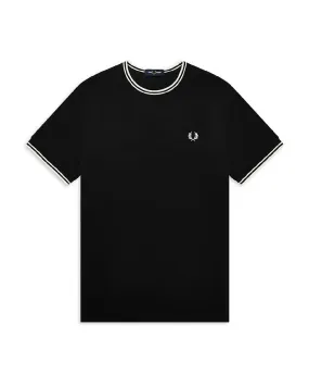 Fred Perry Double Tip Short Sleeve T-Shirt