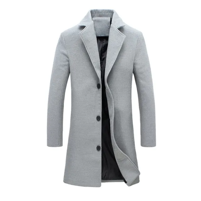 Funki Buys | Jackets | Men's Lightweight, Slim Fit Trench Coat