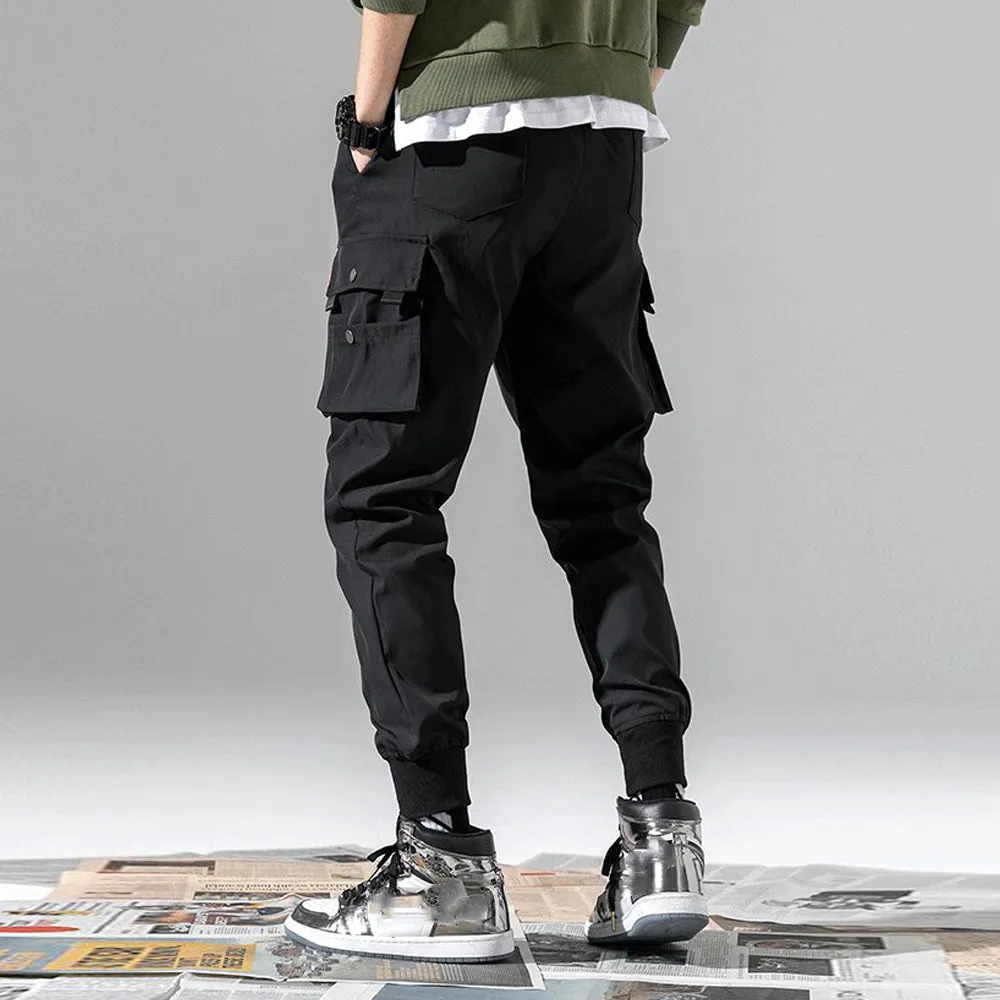 Funki Buys | Pants | Men Casual Draw String Stretch Cargo Pant