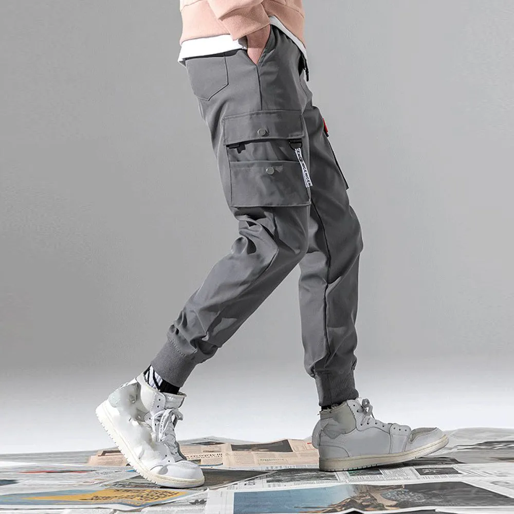 Funki Buys | Pants | Men Casual Draw String Stretch Cargo Pant