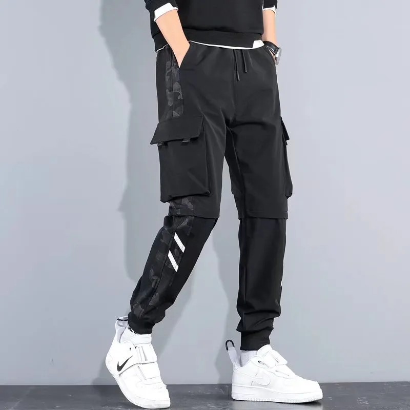 Funki Buys | Pants | Men's Slim Fit Casual Cargo Pants | Joggers