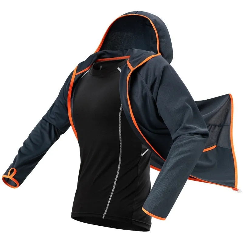 Ice Silk Waterproof Hooded Jackets