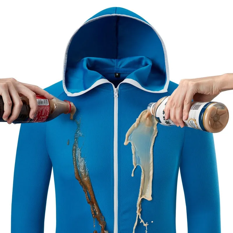 Ice Silk Waterproof Hooded Jackets