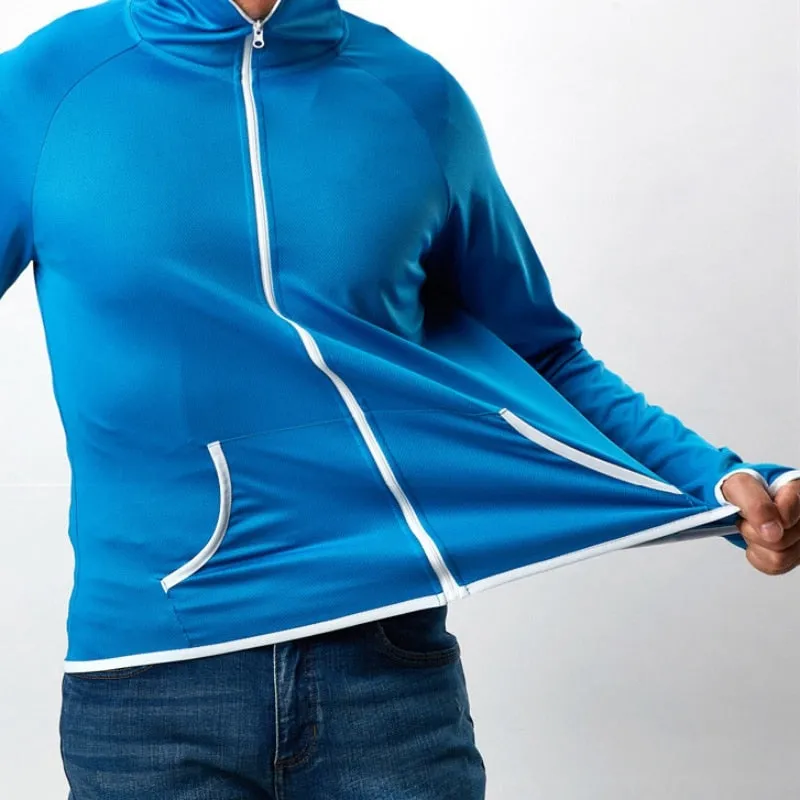 Ice Silk Waterproof Hooded Jackets