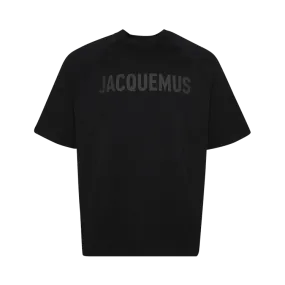 Jacquemus Le Typo 'Black' T-shirt, black