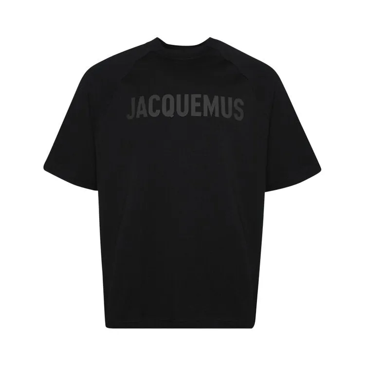 Jacquemus Le Typo 'Black' T-shirt, black