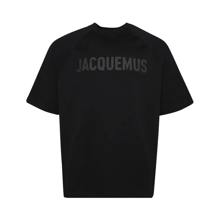 Jacquemus Le Typo 'Black' T-shirt, black