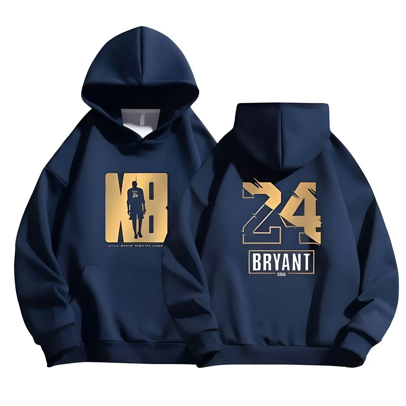 KB 24 Basketball Hoodie Trend Casual Hoodie Essential Hoodie S-3XL