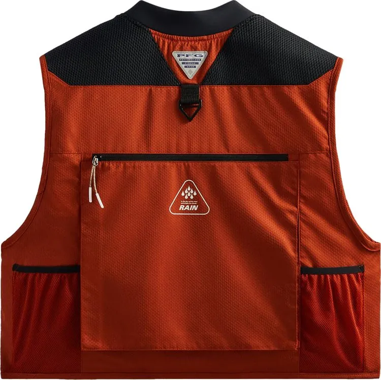 Kith For Columbia Henrys Fork V Vest 'Sanguine', Orange