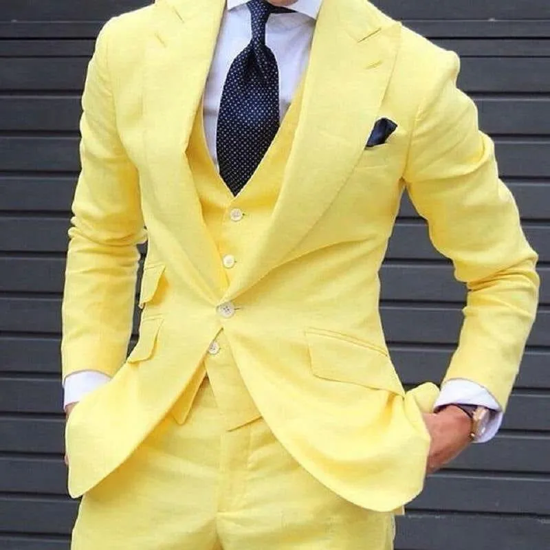 LovelyRLovely Men's Three-piece Wedding Suit