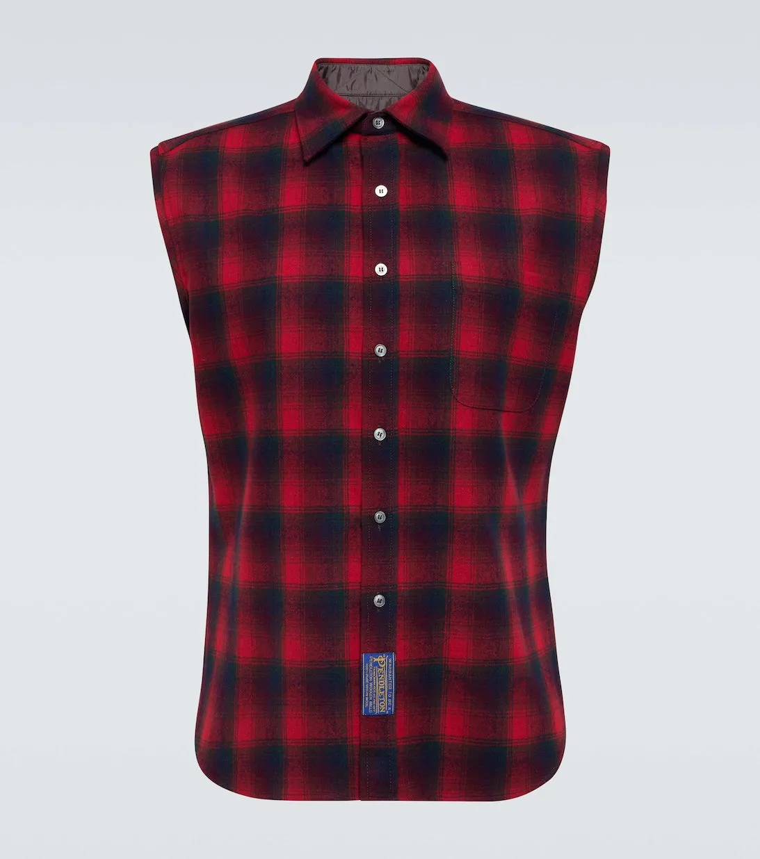 Maison Margiela wool vest, red