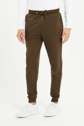 Men Brown Jog Pants