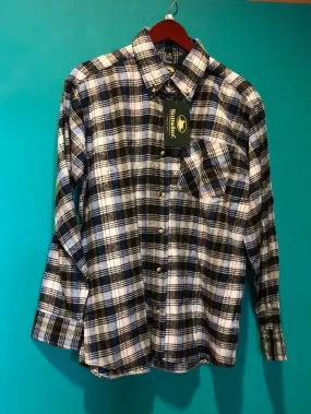 Men's Blue Flannel Shirt