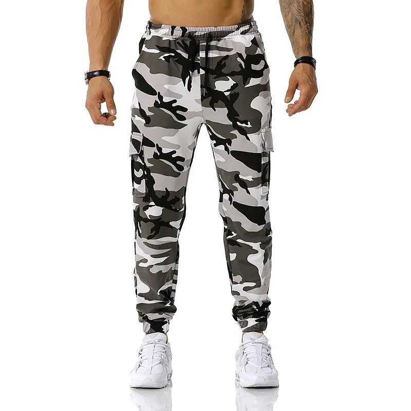 Men's Camouflage Jogging Pants Sweatpants Fitness Long Pants 20866733L