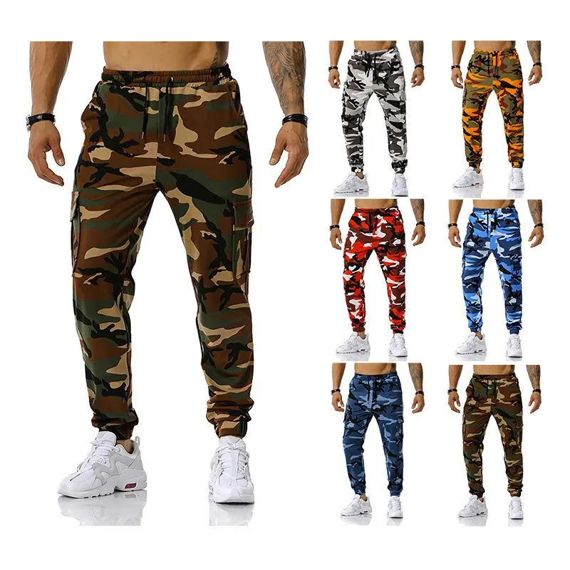 Men's Camouflage Jogging Pants Sweatpants Fitness Long Pants 20866733L