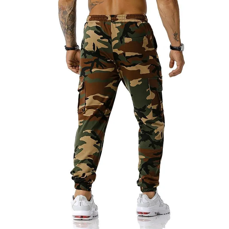 Men's Camouflage Jogging Pants Sweatpants Fitness Long Pants 20866733L