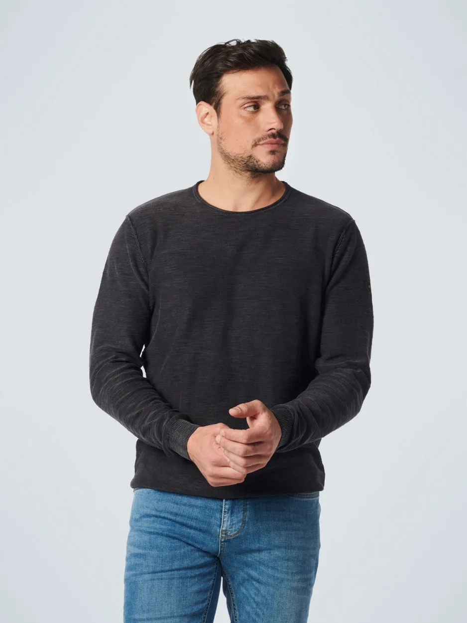 Men's Crew Neck Sweater - No Excess Sale | Black