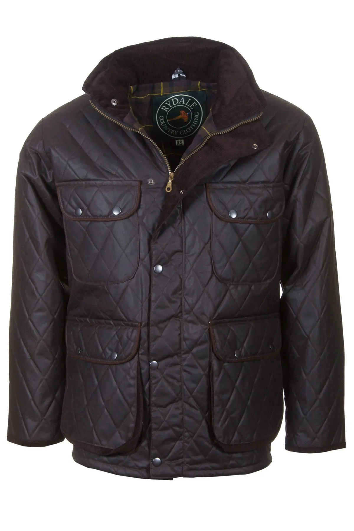 Men's Diamond Quilted Wax Jacket