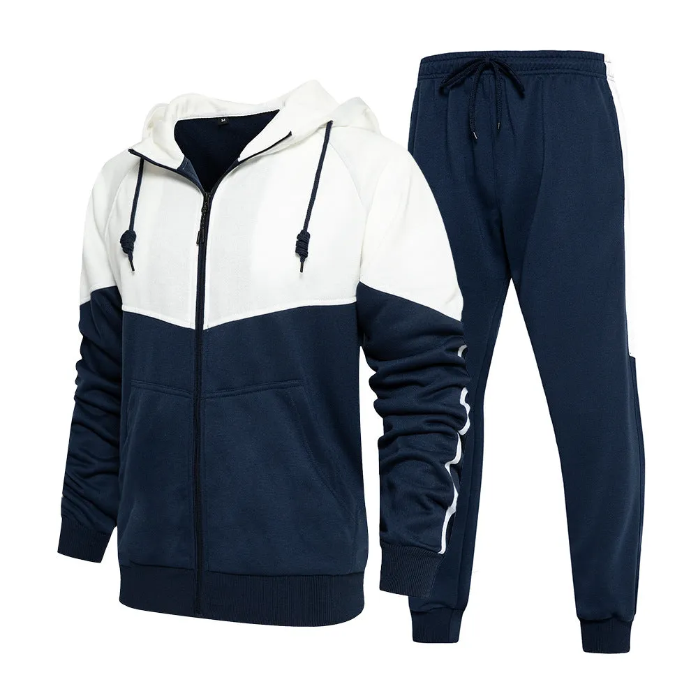 Men's Full Tracksuit Hoodie & Trouser Set Smart Fit | TZ95