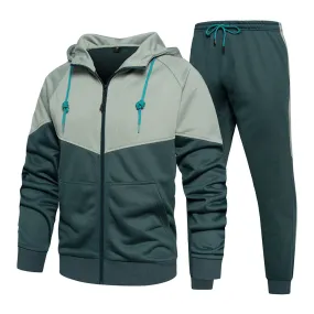 Men's Full Tracksuit Hoodie & Trouser Set Smart Fit | TZ95