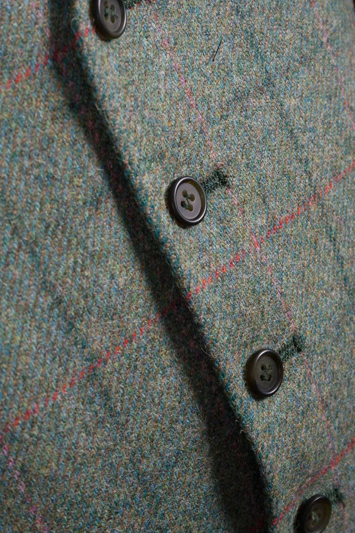 Men's Hawthorn Satin Back Tweed Waistcoat