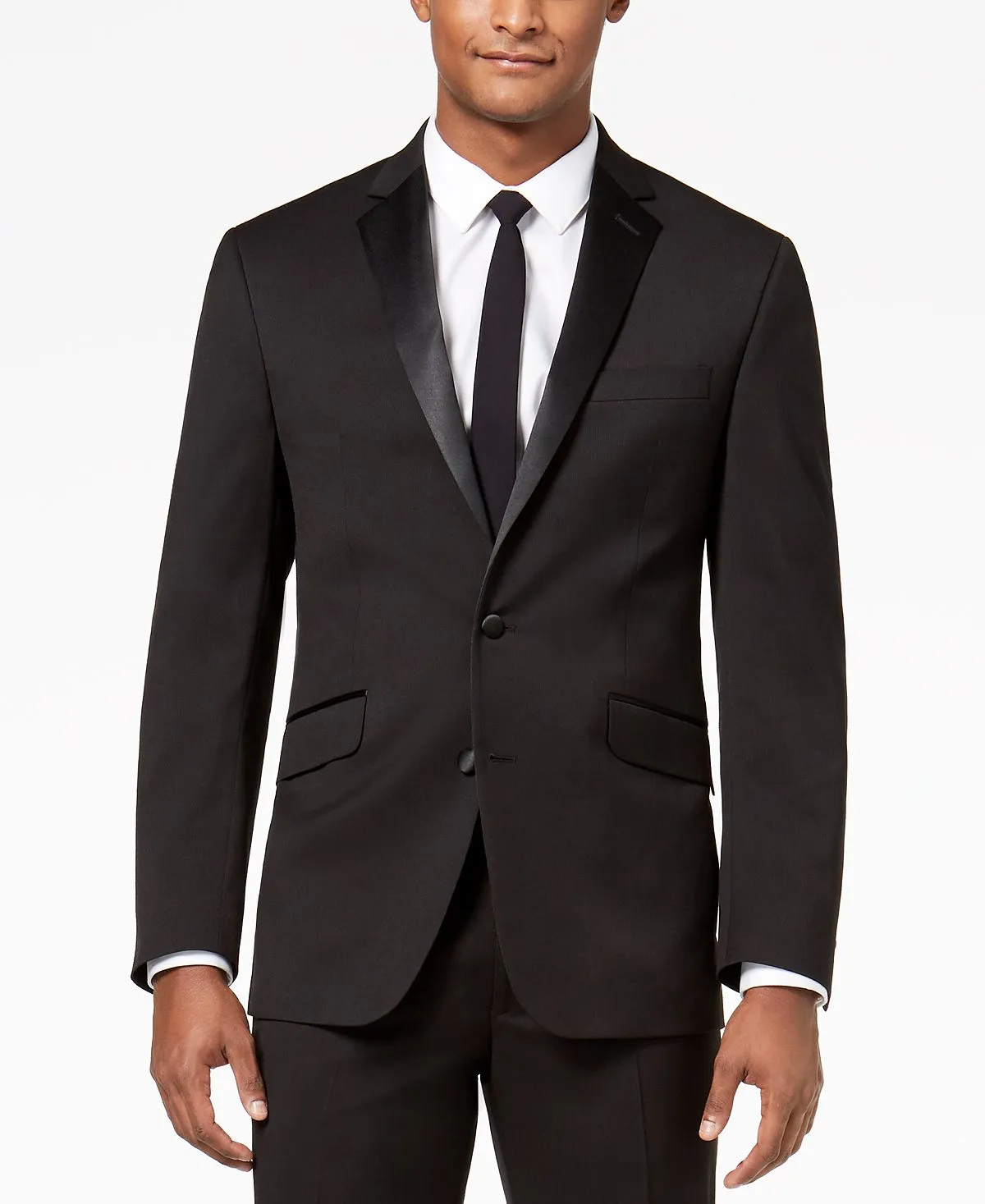 Men's tuxedo suit slim-fit ready flex tuxedo Kenneth Cole Reaction, black