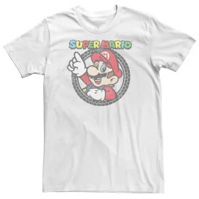 Men's Vintage Super Mario Bros. T-Shirt. Licensed Character