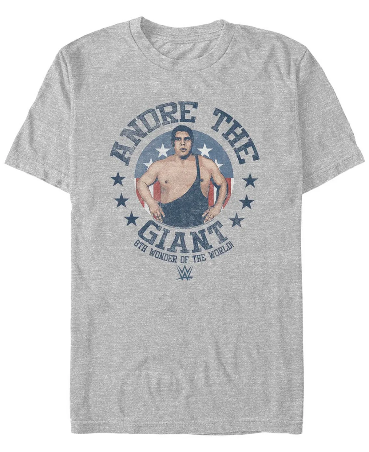 Men's wwe andre retro giant Fifth Sun Short Sleeve T-Shirt Multi