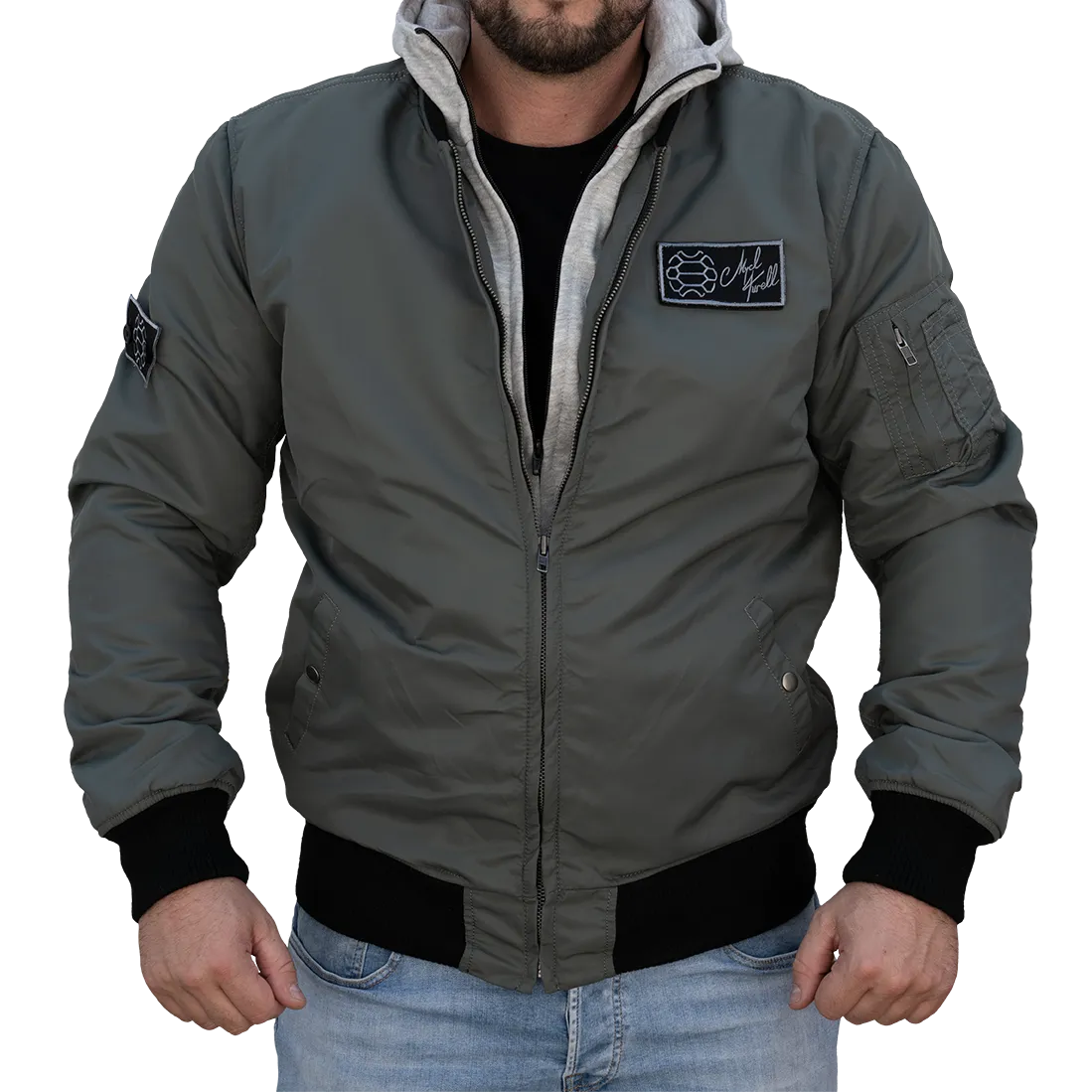 Motorrad Bomberjacke 2nd Petrol