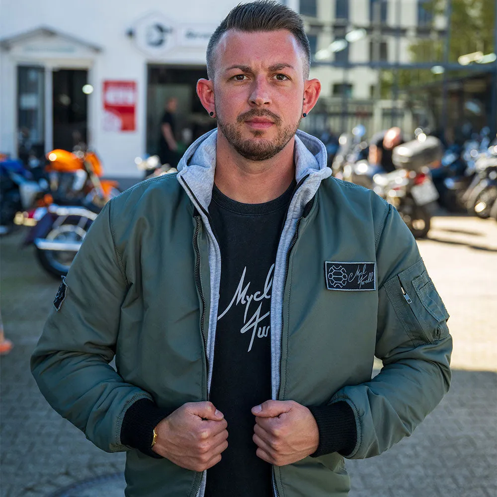 Motorrad Bomberjacke 2nd Petrol