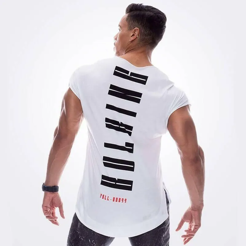 New large type men Gyms T shirt Fitness Bodybuilding Workout t shirt