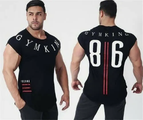 New large type men Gyms T shirt Fitness Bodybuilding Workout t shirt