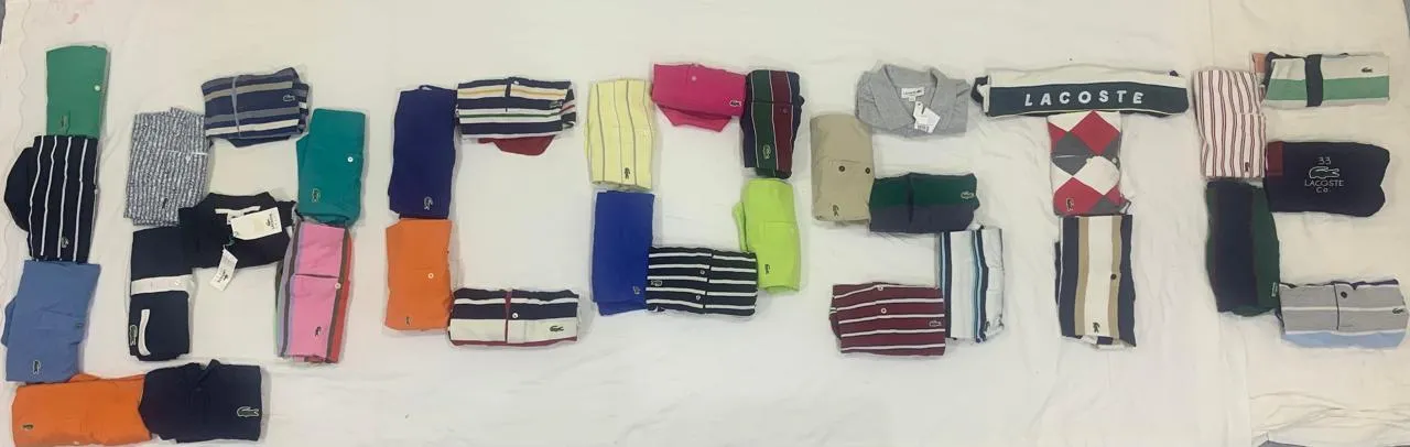 Polo Tommy Lacoste Men's T-Shirts Grade A 500 Pcs